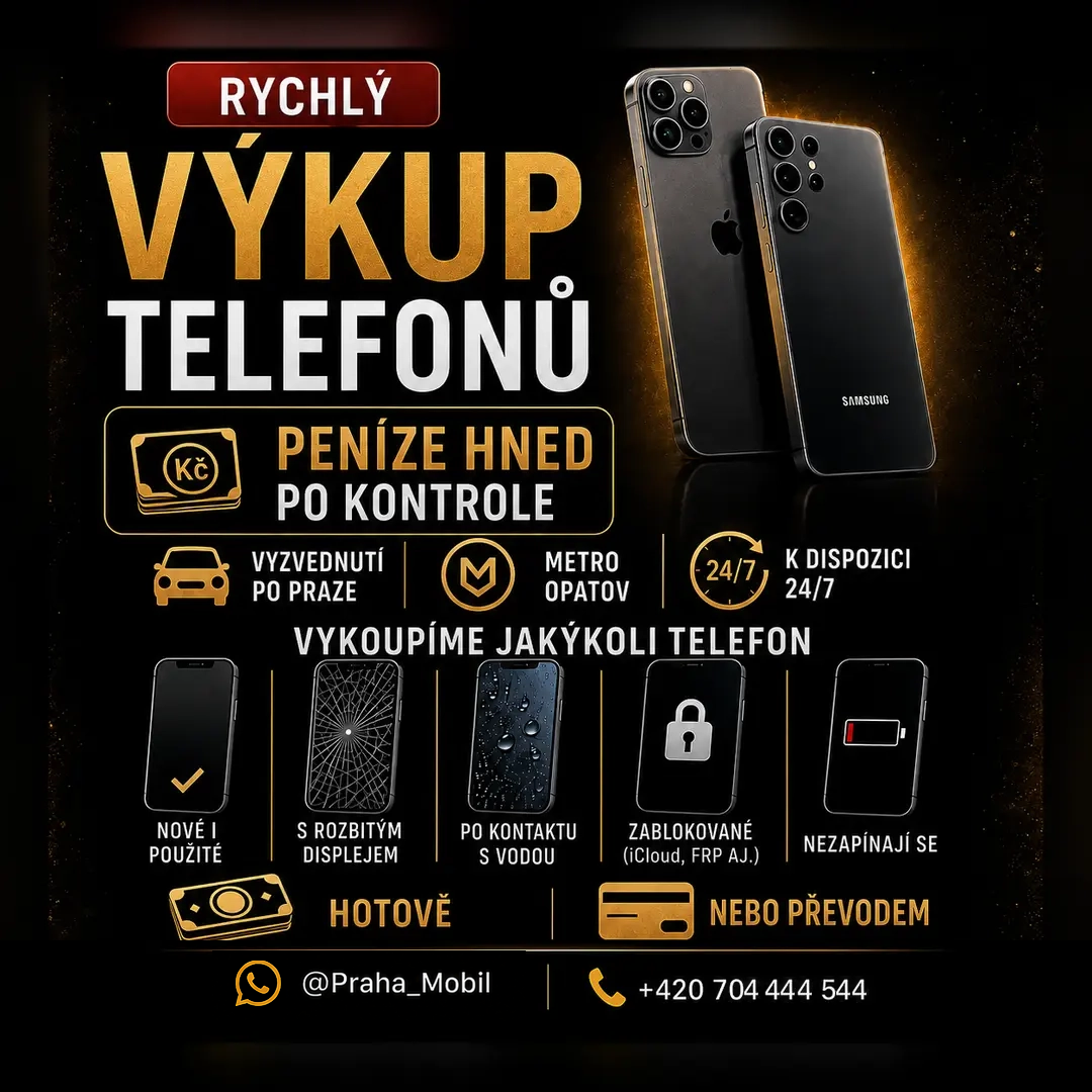 Rychlý výkup telefonů v Praze